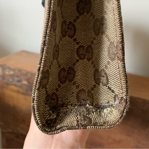 Canvas Clutch Cosmetic Bag Pouch - Picture 7 of 10